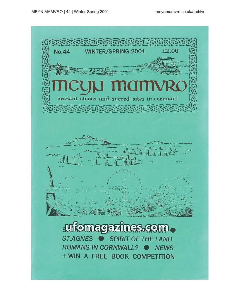 Cover of Meyn Mamvro issue 44: Meyn Mamvro