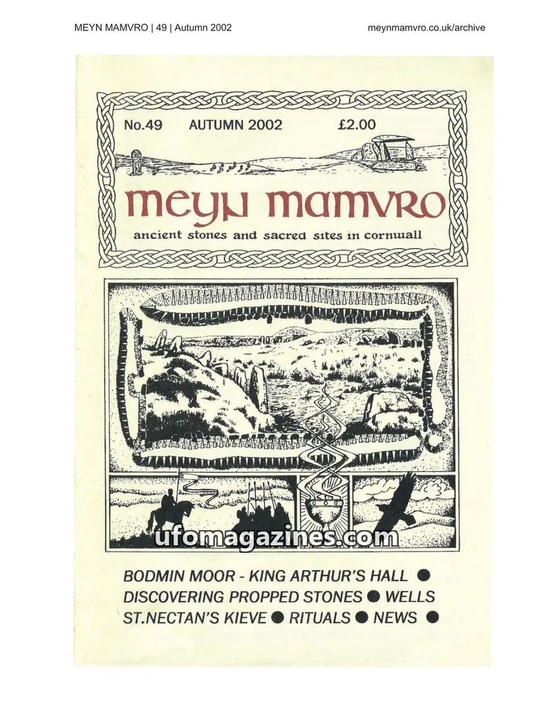 Cover of Meyn Mamvro issue 49: MEYN MAMVRO