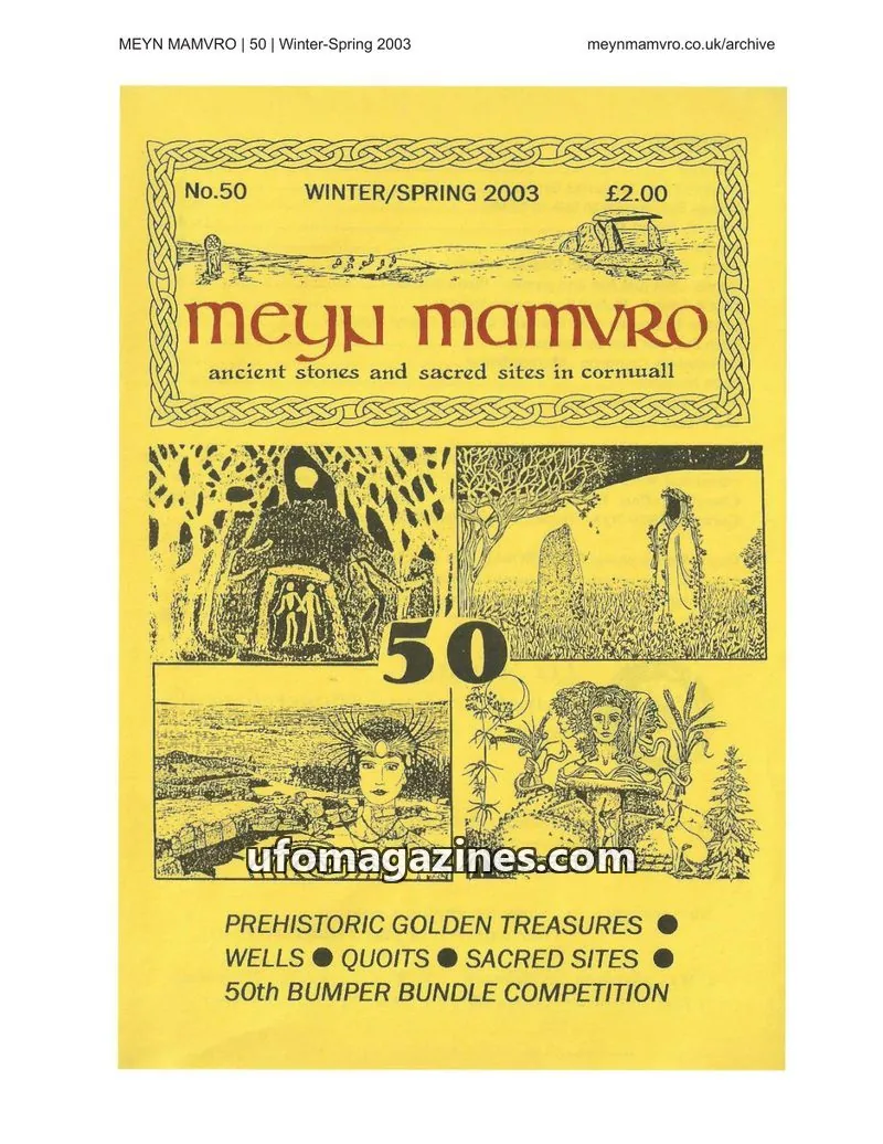 Cover of Meyn Mamvro issue 50: Meyn Mamvro