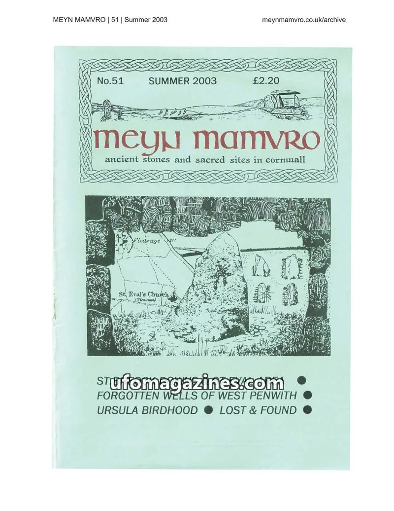 Cover of Meyn Mamvro issue 51: Meyn Mamvro