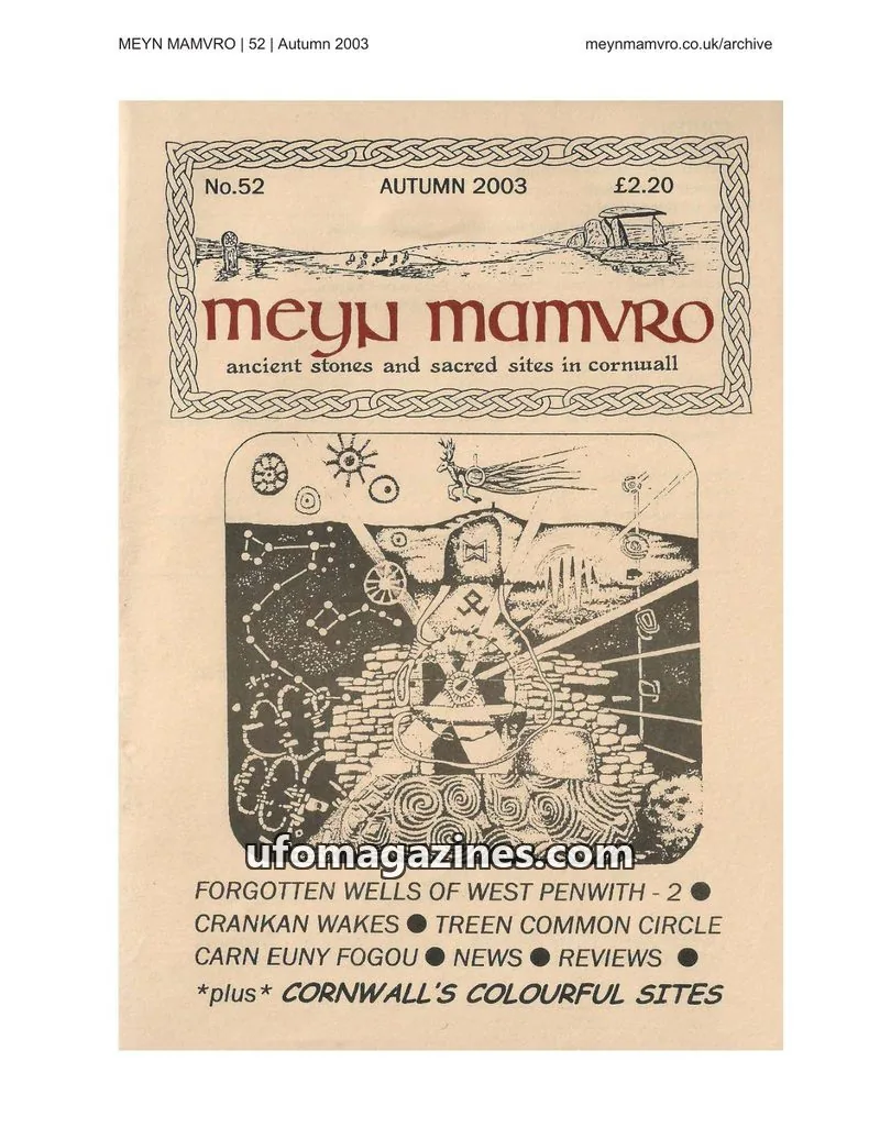 Cover of Meyn Mamvro issue 52: Meyn Mamvro
