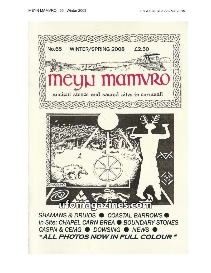 Cover of Meyn Mamvro issue 65: Meyn Mamvro
