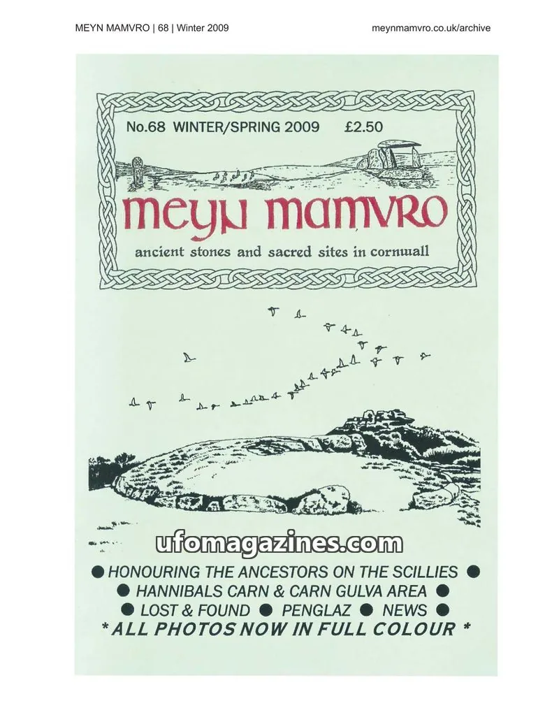 Cover of Meyn Mamvro issue 68: Meyn Mamvro