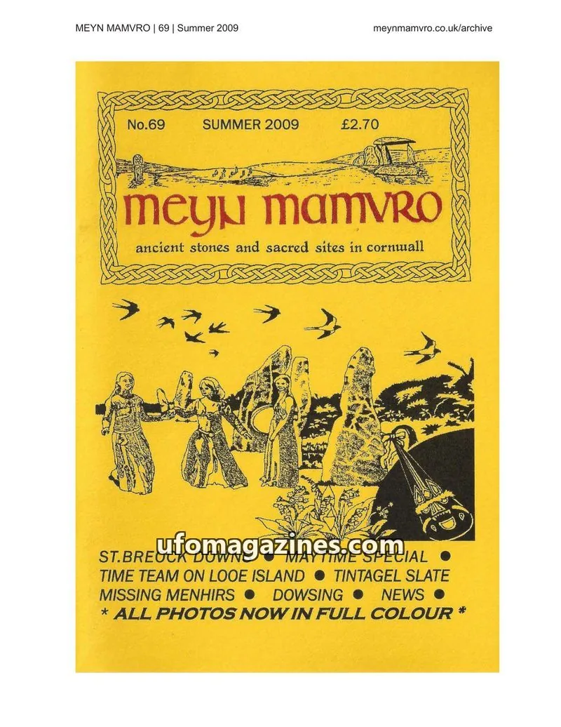 Cover of Meyn Mamvro issue 69: Meyn Mamvro
