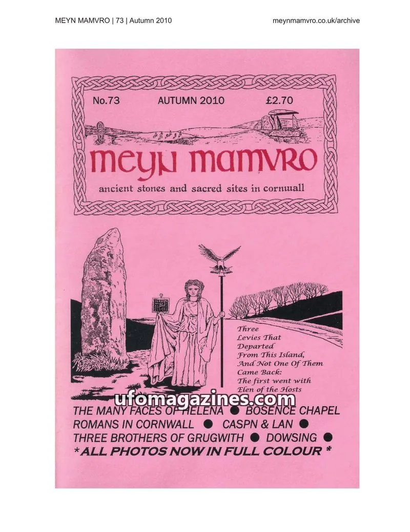Cover of Meyn Mamvro issue 73: Meyn Mamvro