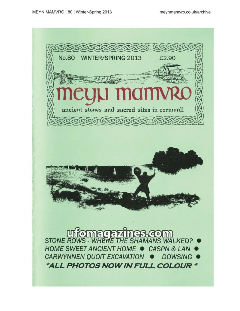 Cover of Meyn Mamvro issue 80: Meyn Mamvro