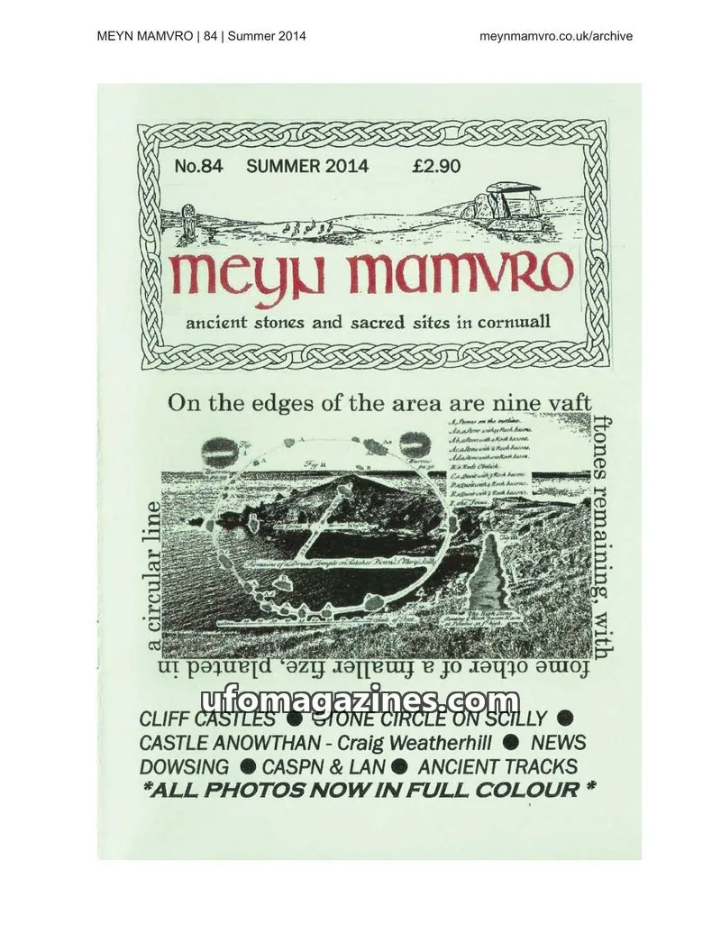 Cover of Meyn Mamvro issue 84: Meyn Mamvro