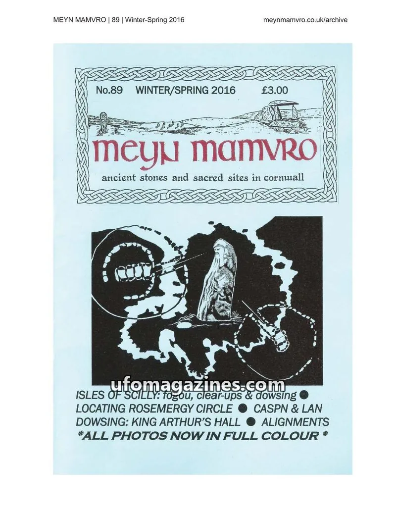 Cover of Meyn Mamvro issue 89: Meyn Mamvro