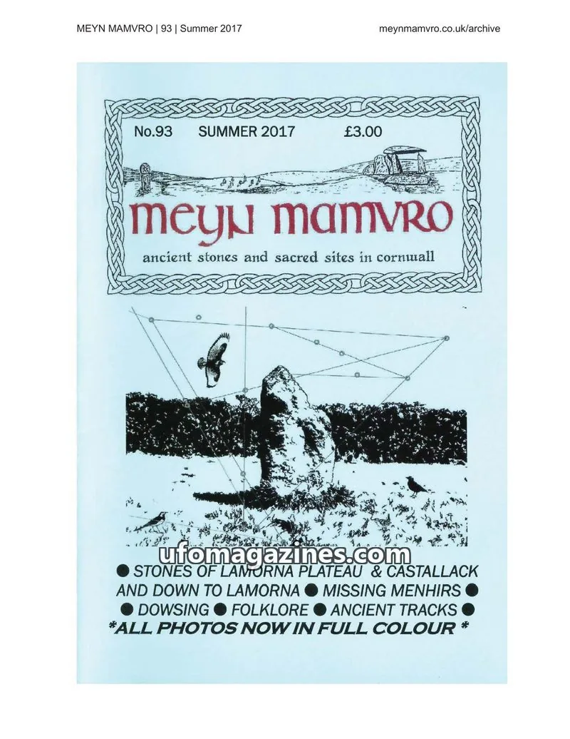 Cover of Meyn Mamvro issue 93: Meyn Mamvro