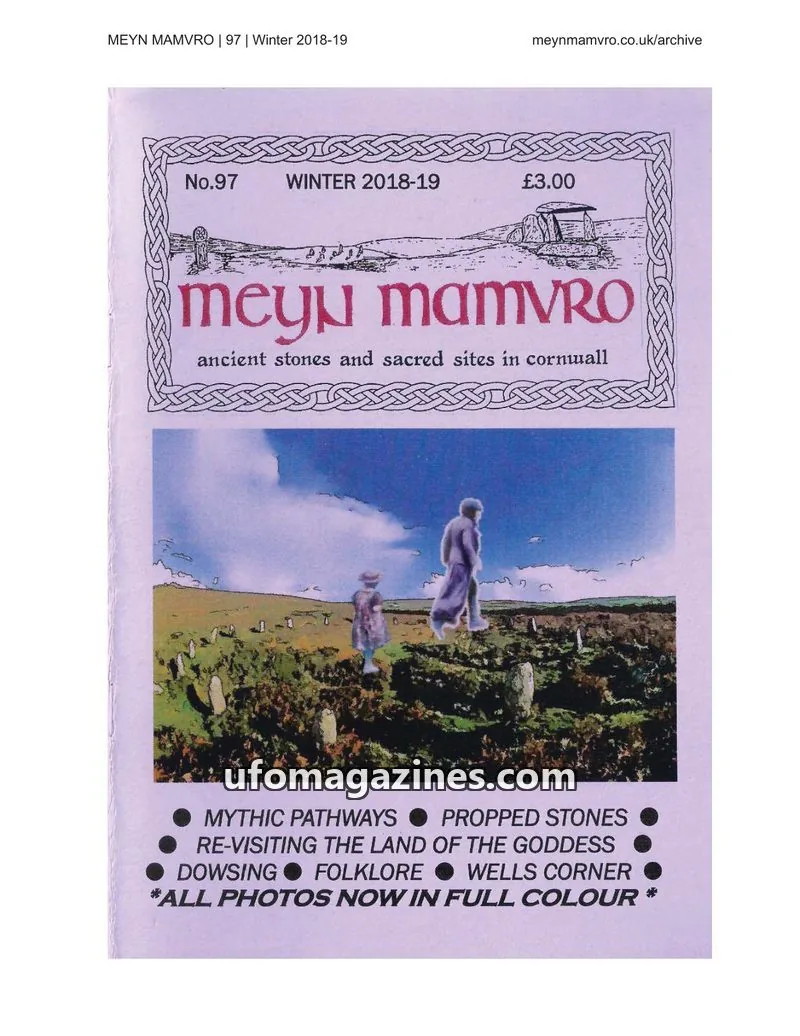 Cover of Meyn Mamvro issue 97: MEYN MAMVRO