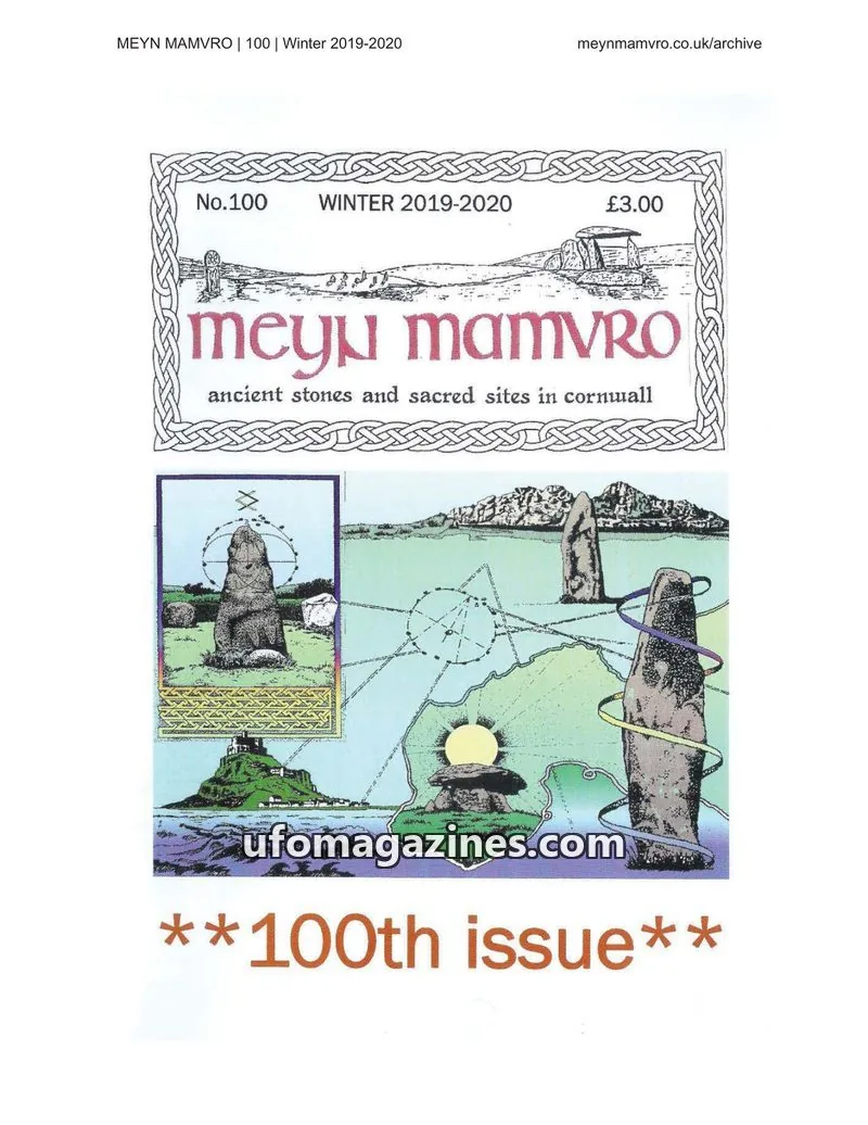Cover of Meyn Mamvro issue 100: Meyn Mamvro