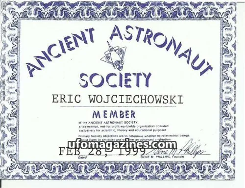Cover of Ancient Astronaut Society: Ancient Astronaut Society