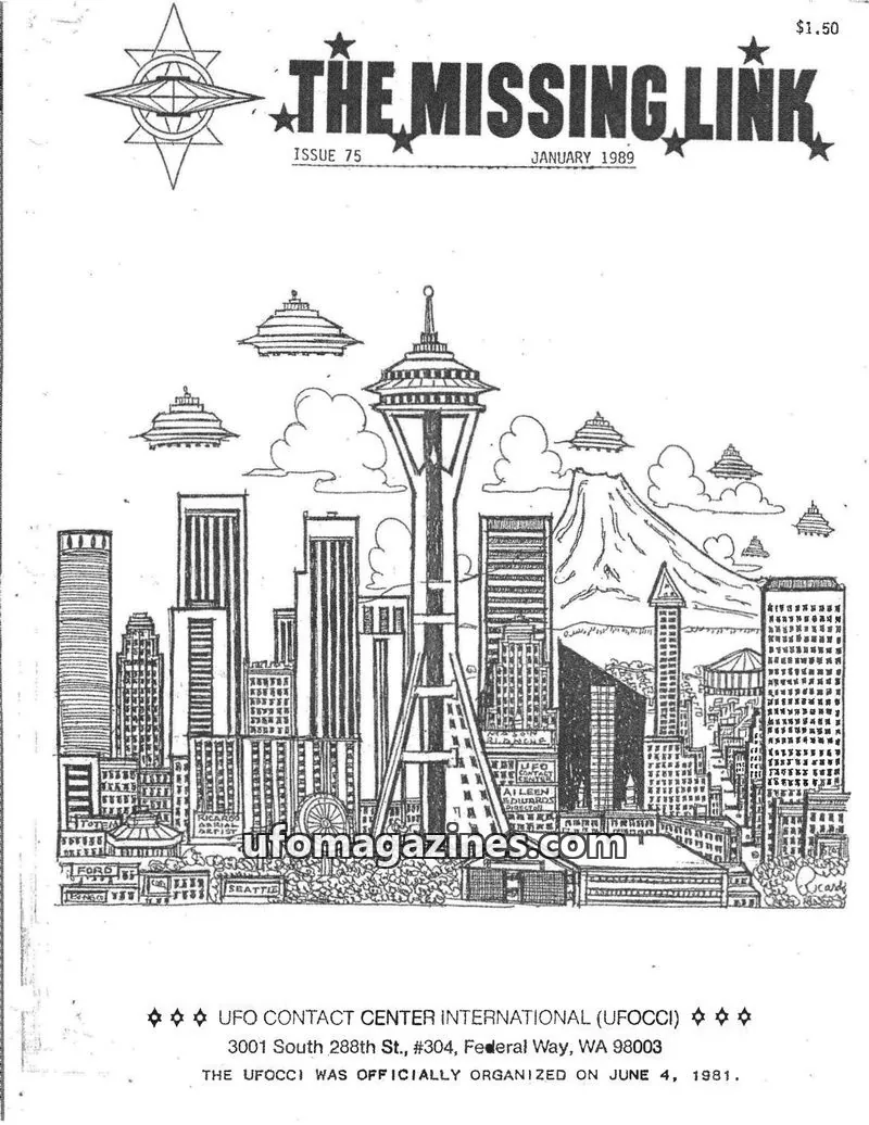 Cover of Missing Link (Aileen McGilton Garoutte) issue 75: THE MISSING LINK