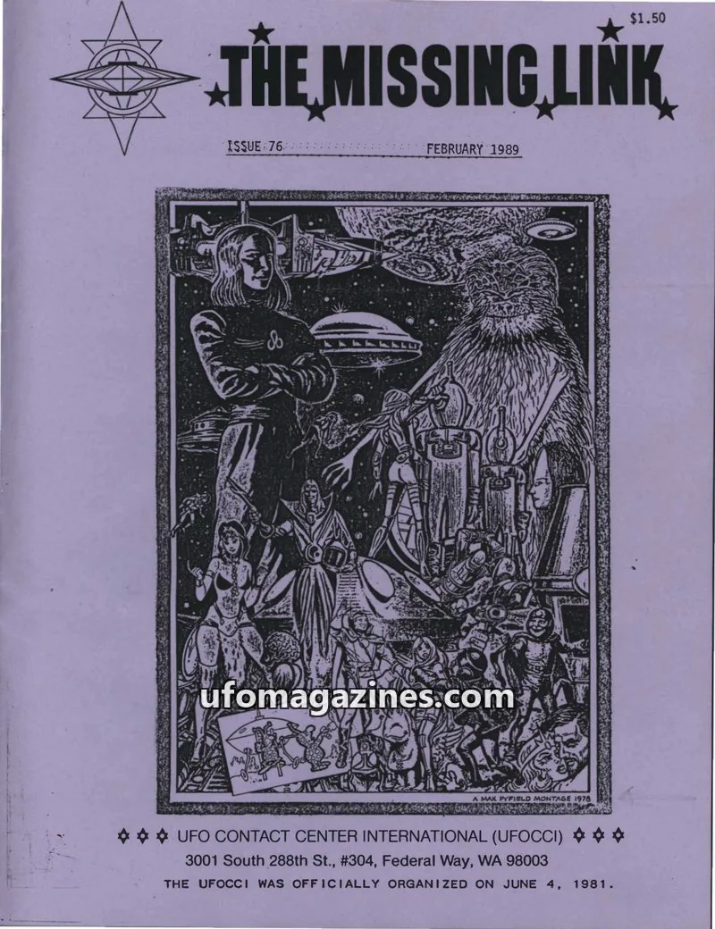 Cover of Missing Link (Aileen McGilton Garoutte) issue 76: THE MISSING LINK
