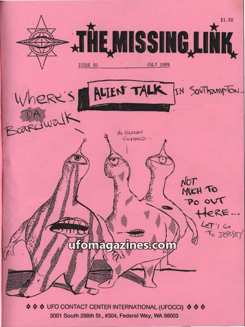 Cover of Missing Link (Aileen McGilton Garoutte) issue 81: The Missing Link