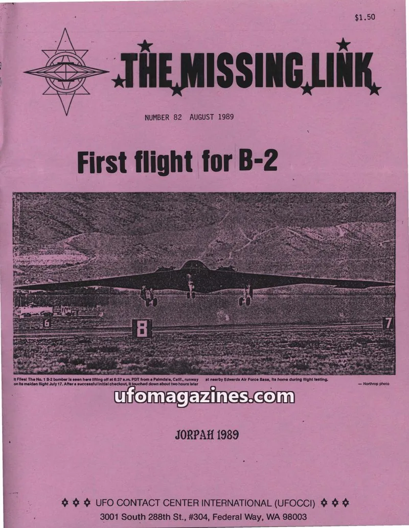 Cover of Missing Link (Aileen McGilton Garoutte) issue 82: THE MISSING LINK
