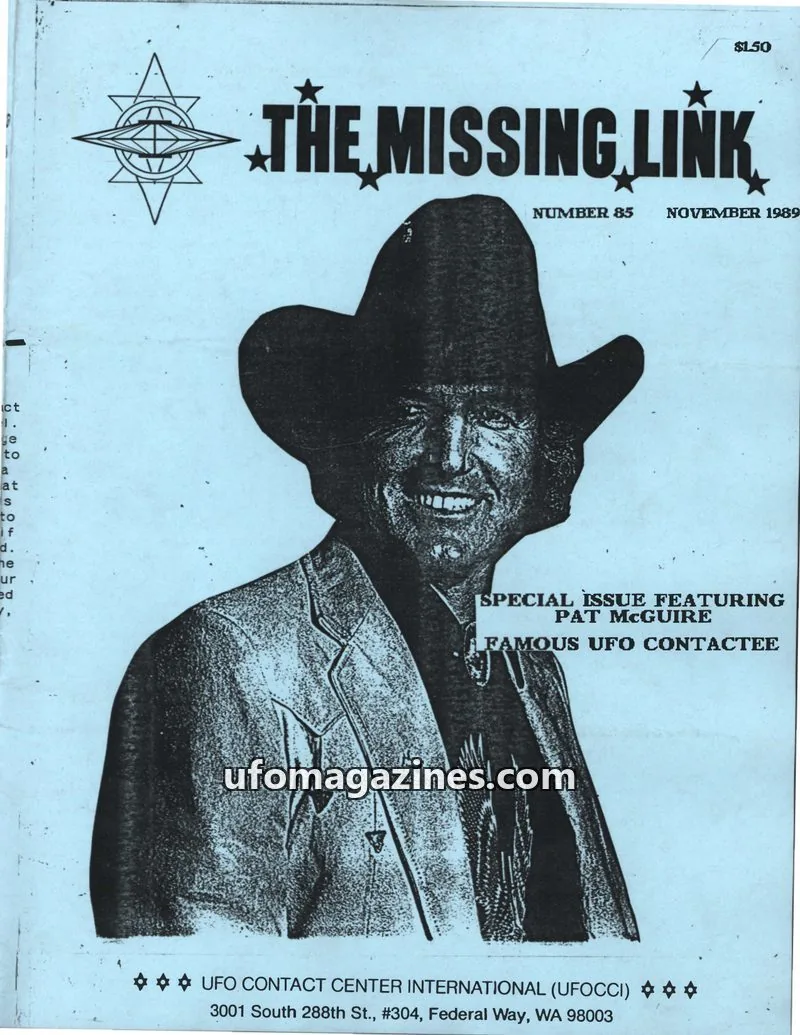 Cover of Missing Link (Aileen McGilton Garoutte) issue 85: THE MISSING LINK