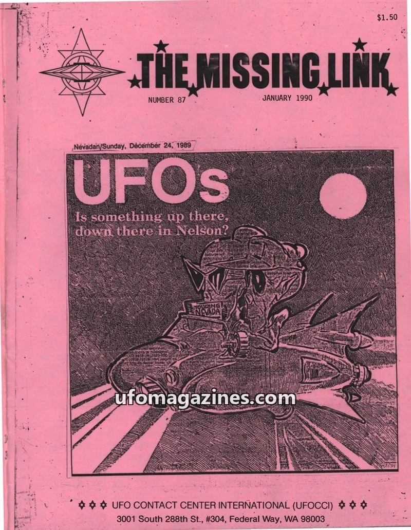 Cover of Missing Link (Aileen McGilton Garoutte) issue 87: THE MISSING LINK