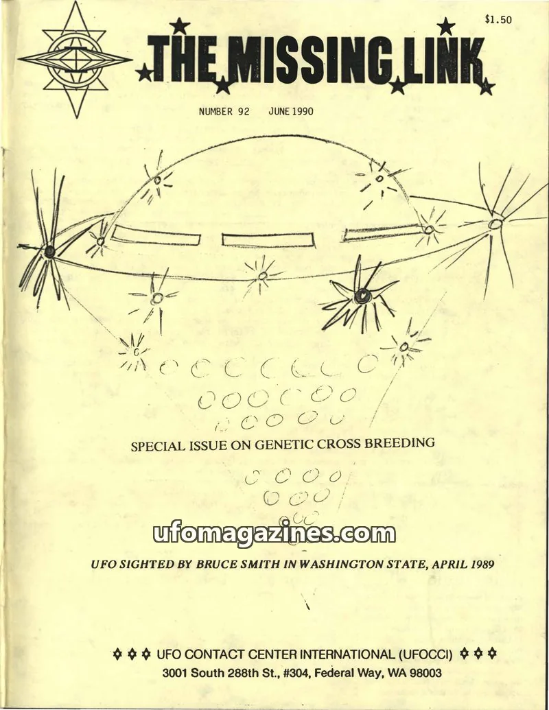 Cover of Missing Link (Aileen McGilton Garoutte) issue 92: THE MISSING LINK