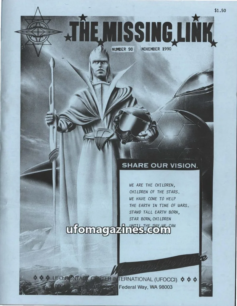 Cover of Missing Link (Aileen McGilton Garoutte) issue 98: THE MISSING LINK