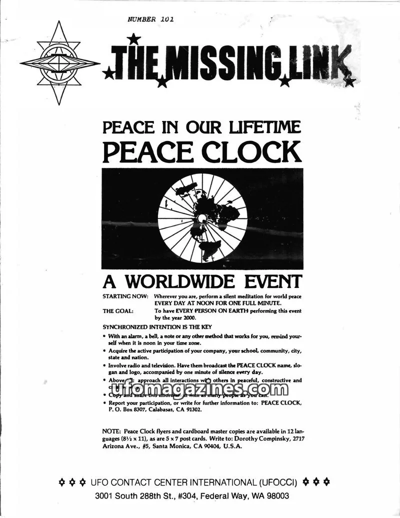 Cover of Missing Link (Aileen McGilton Garoutte) issue 101: THE MISSING LINK