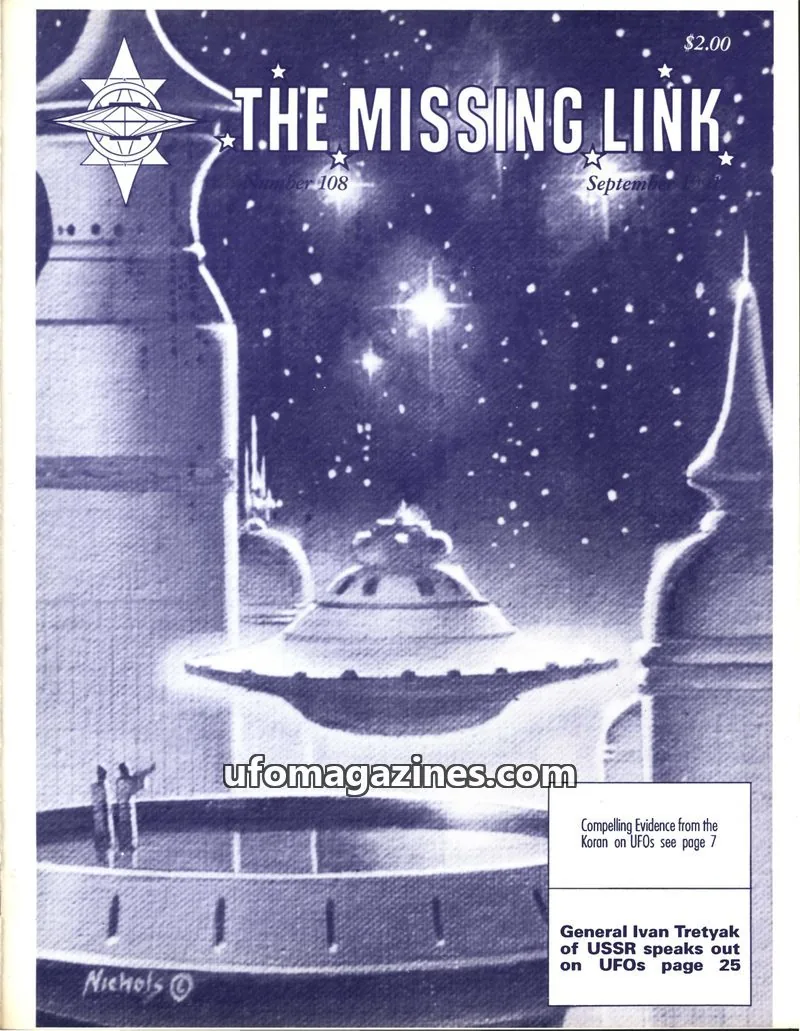 Cover of Missing Link (Aileen McGilton Garoutte) issue 108: THE MISSING LINK