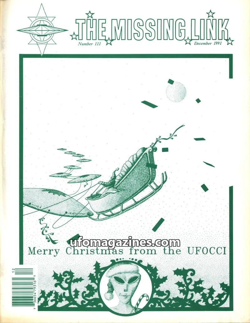 Cover of UFOCCI issue 111: THE MISSING LINK