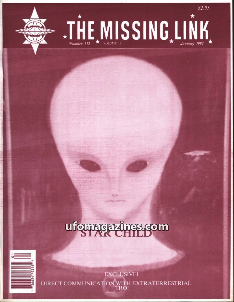 Cover of UFOCCI issue 112: THE MISSING LINK