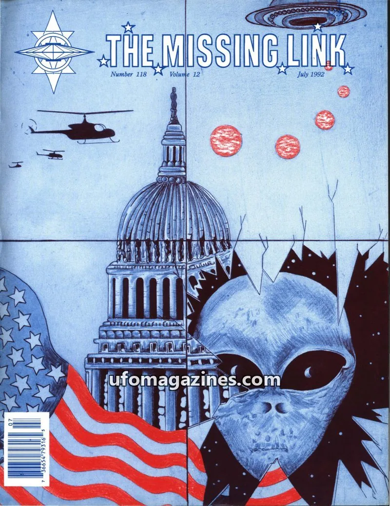 Cover of UFOCCI issue 118: THE MISSING LINK