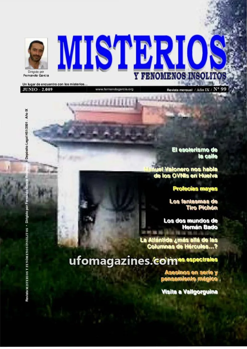 Cover of Misterios (Fernando Garcia Rodriguez) issue 99: MISTERIOS Y FENOMENOS INSÓLITOS