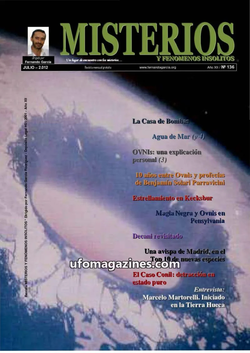 Cover of Misterios (Fernando Garcia Rodriguez) issue 136: MISTERIOS Y FENOMENOS INSOLITOS
