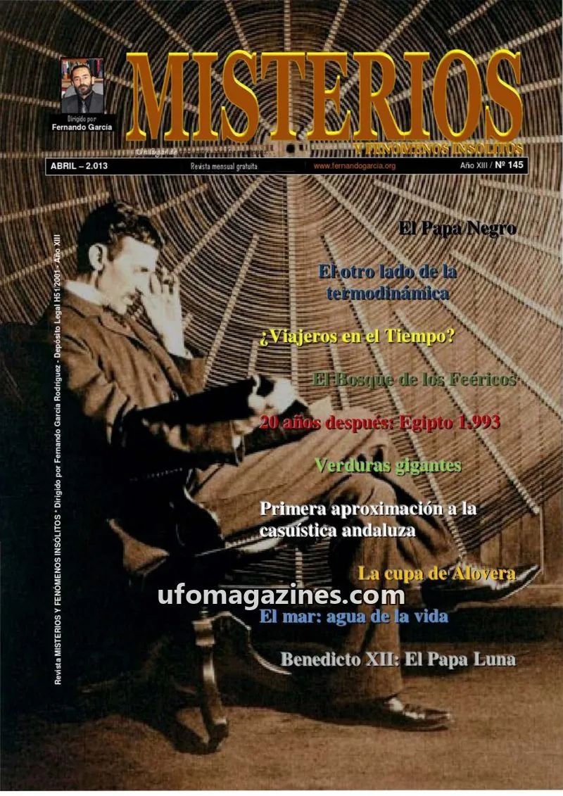 Cover of Misterios (Fernando Garcia Rodriguez) issue 145: MISTERIOS Y FENÓMENOS INSÓLITOS