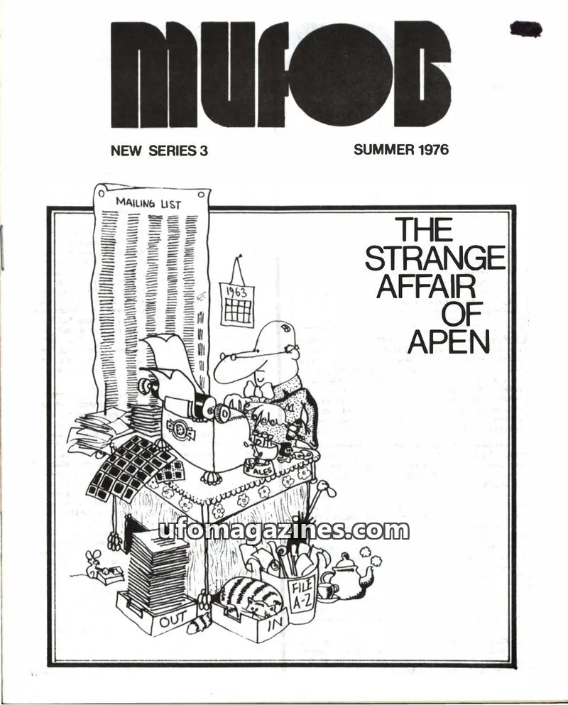 Cover of MUFOB issue 3: MUFOB