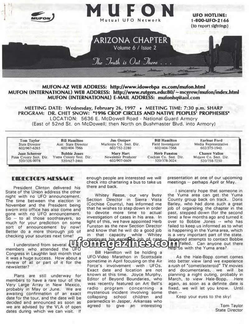 Cover of MUFON Mutual UFO Network issue 2: MUFON UFO