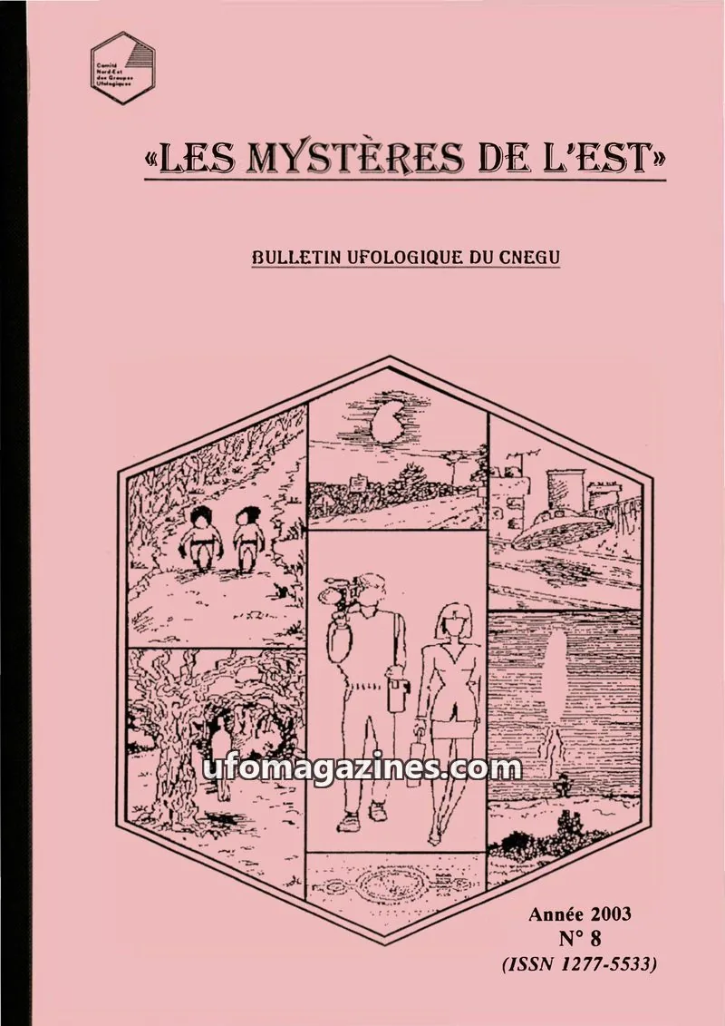 Cover of CNEGU issue 8: LES MYSTÈRES DE L'EST