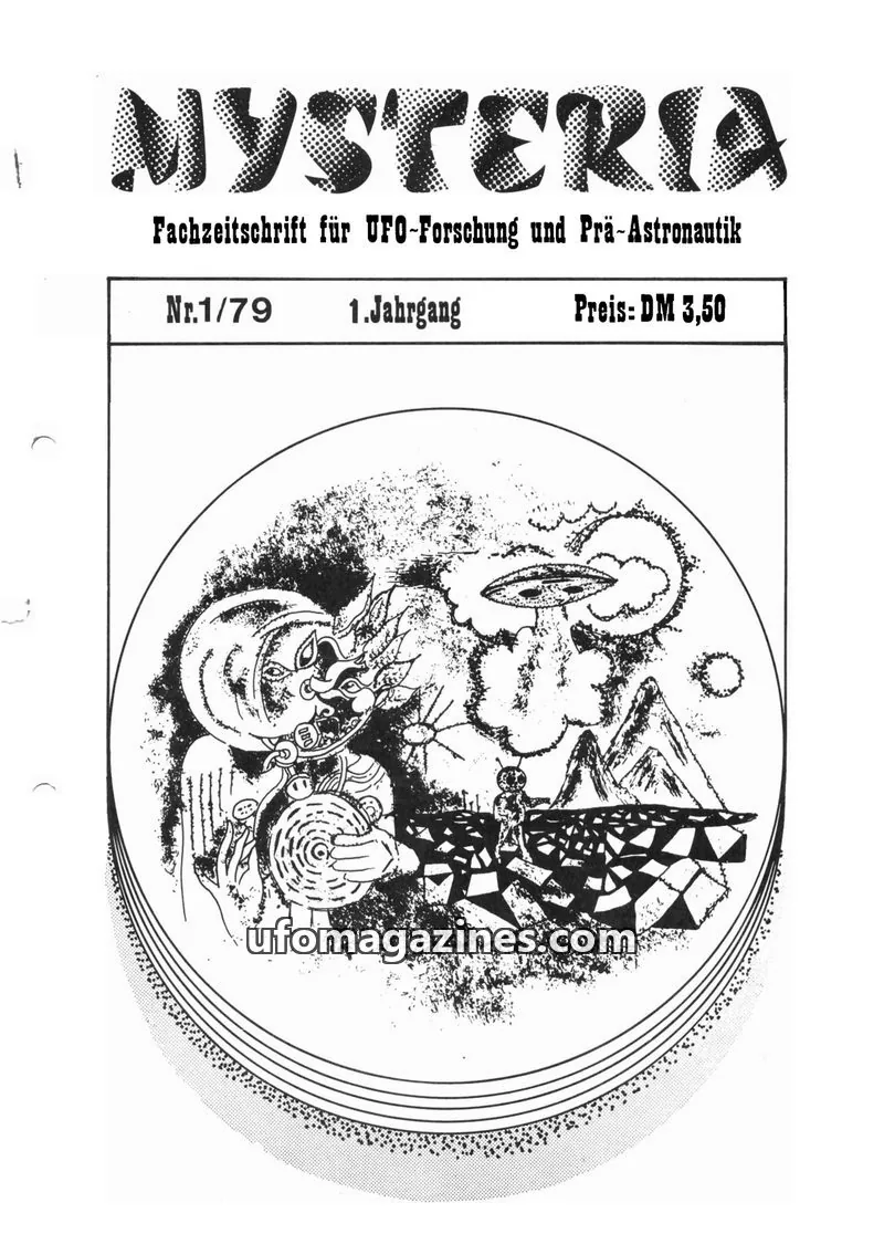 Cover of Mysteria (Axel Ertelt) issue 1/79: MYSTERIA