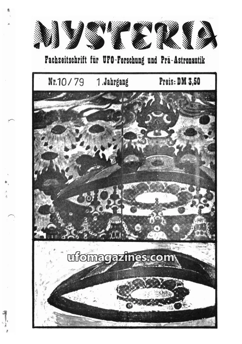 Cover of Mysteria (Axel Ertelt) issue 10/79: MYSTERIA