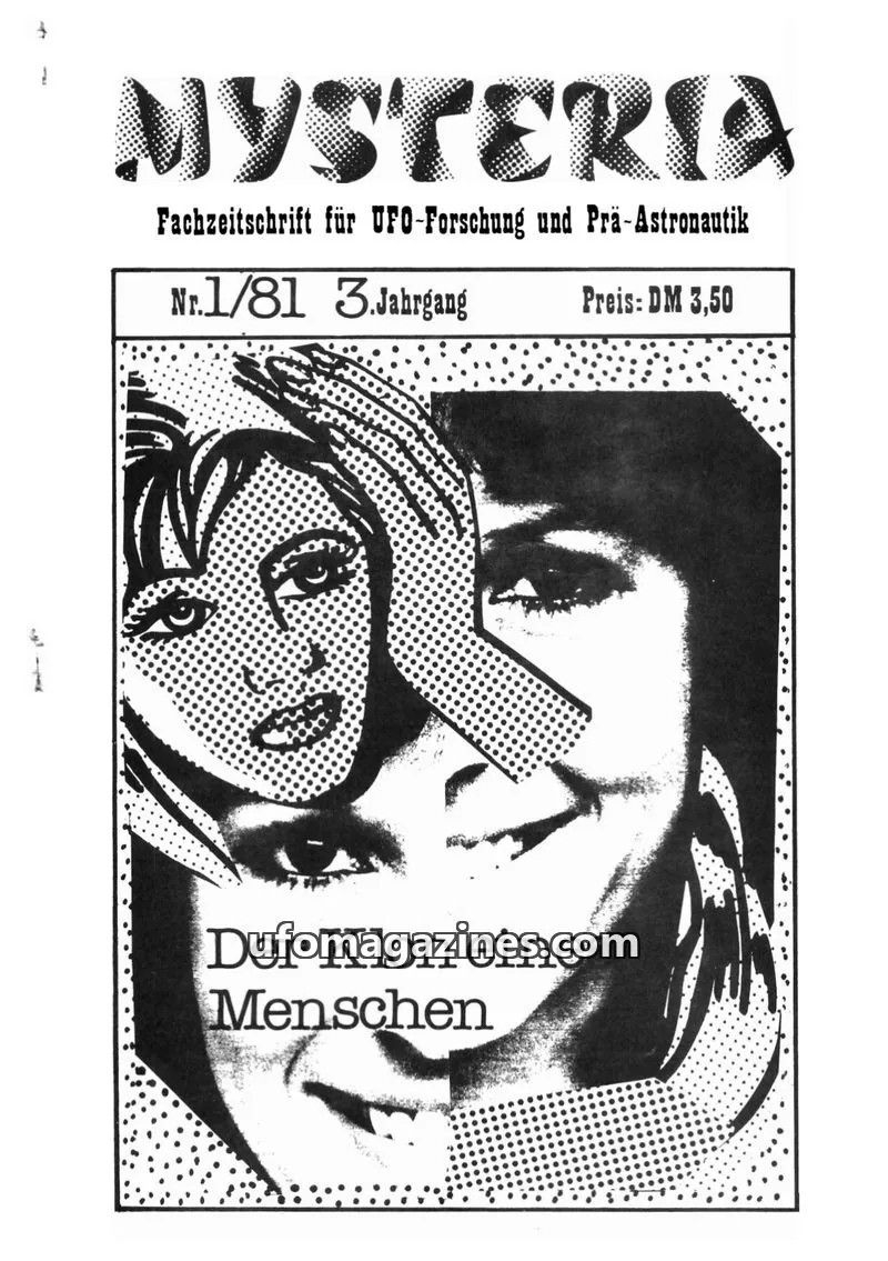 Cover of MYSTERIA issue 1/81: MYSTERIA