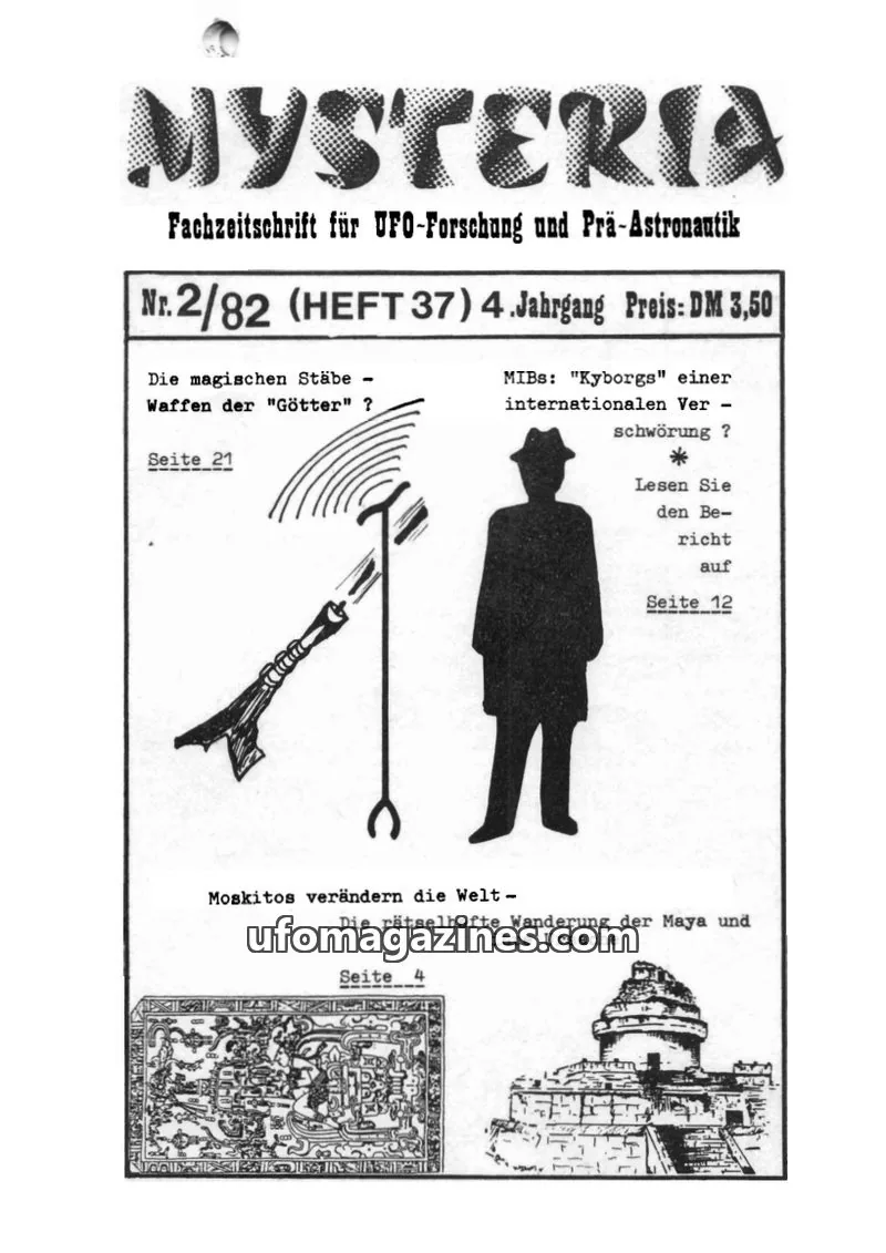 Cover of Mysteria (Axel Ertelt) issue 2/82 (HEFT 37): MYSTERIA
