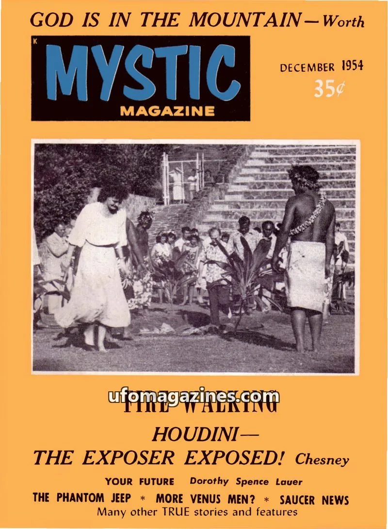 Cover of Palmer Publications, Inc. issue No. 7: MYSTIC MAGAZINE