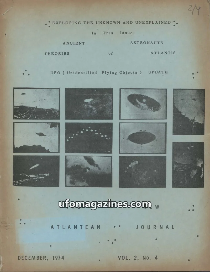 Cover of Chronos Publications issue Vol. 2, No. 4: THE NEW ATLANTEAN JOURNAL