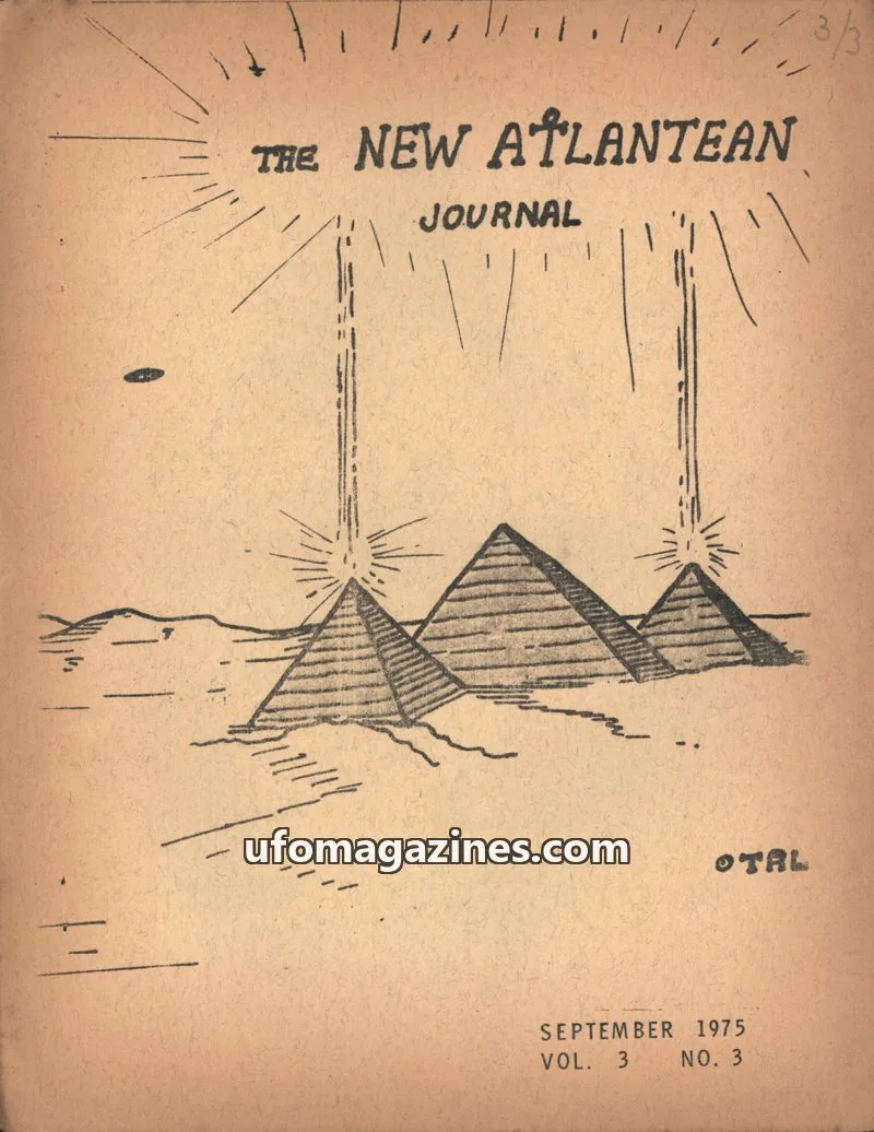 Cover of New Atlantean Research Society issue 3: THE NEW ATLANTEAN JOURNAL