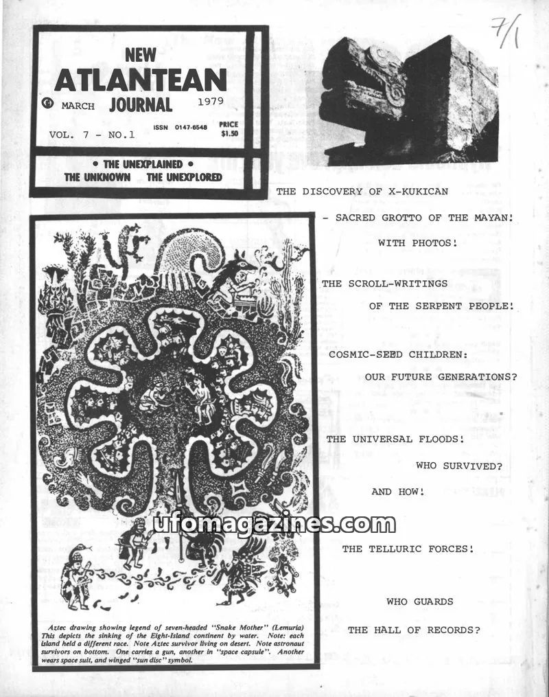 Cover of THE NEW ATLANTEAN RESEARCH SOCIETY issue VOL. 7 NO.1: NEW ATLANTEAN JOURNAL