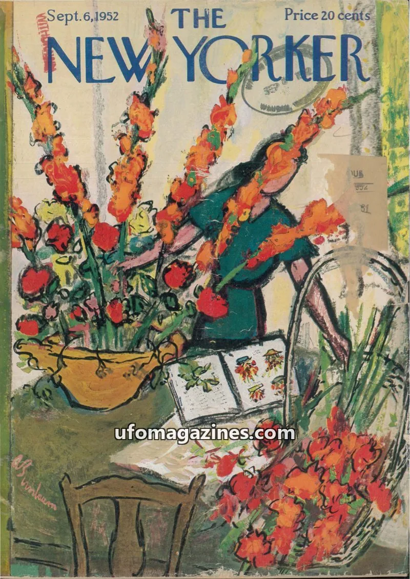 Cover of New Yorker issue September 6, 1952: THE NEW YORKER