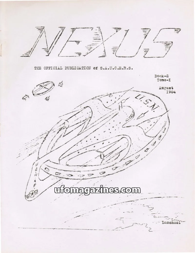 Cover of Saucer And Unexplained Celestial Events Research Society issue Book-2, Tomo-I: NEXUS