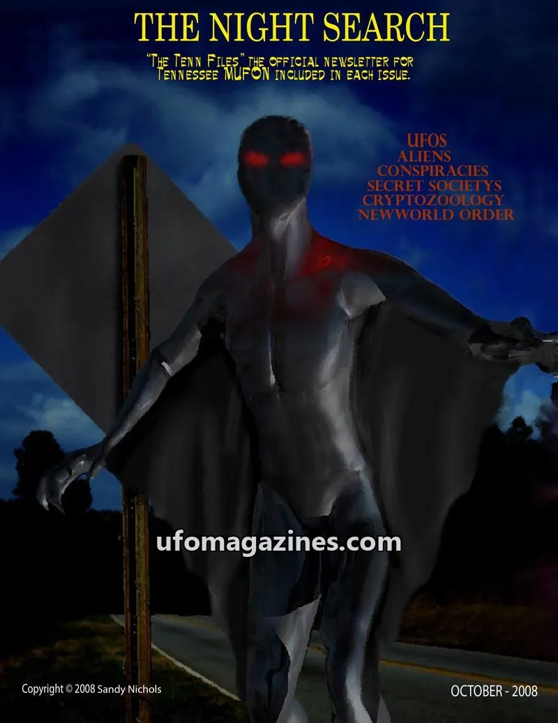 Cover of Night Search (Eddie Middleton) issue October 2008: THE NIGHT SEARCH