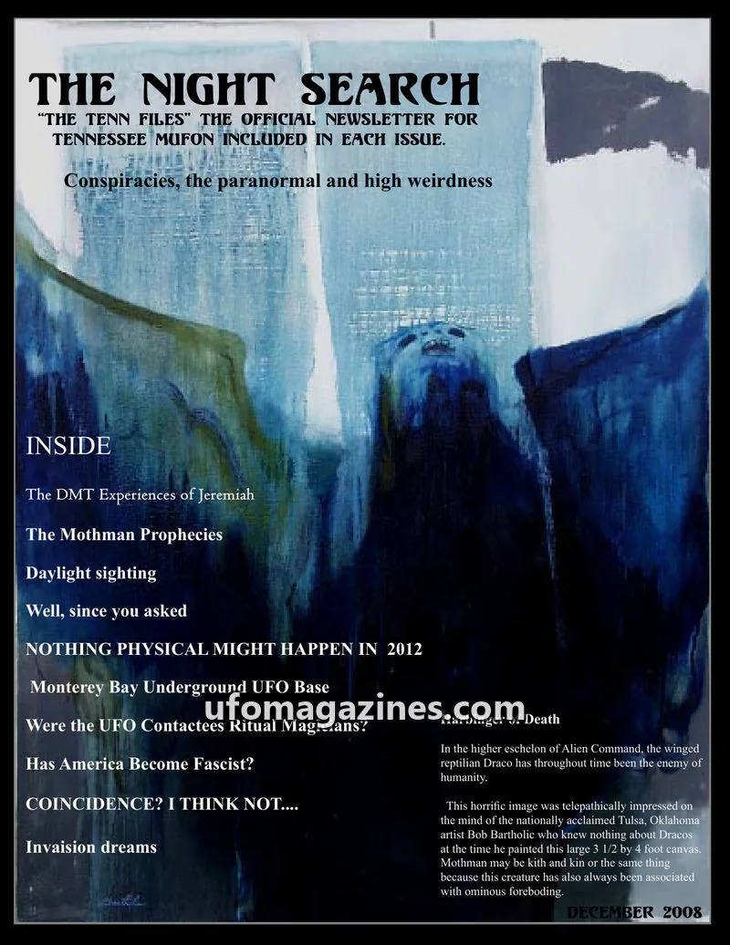 Cover of Night Search (Eddie Middleton) issue DECEMBER 2008: THE NIGHT SEARCH