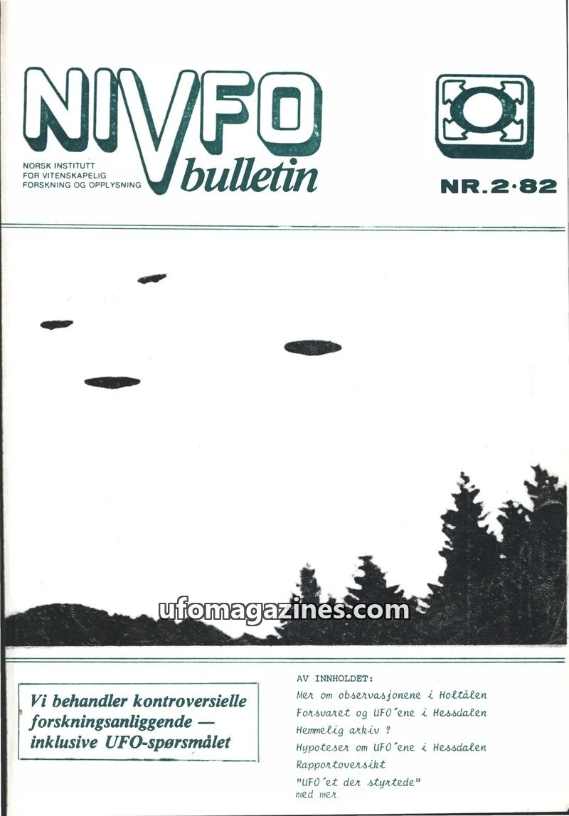 Cover of NIVFO-Bulletin issue 2: NIVFO bulletin