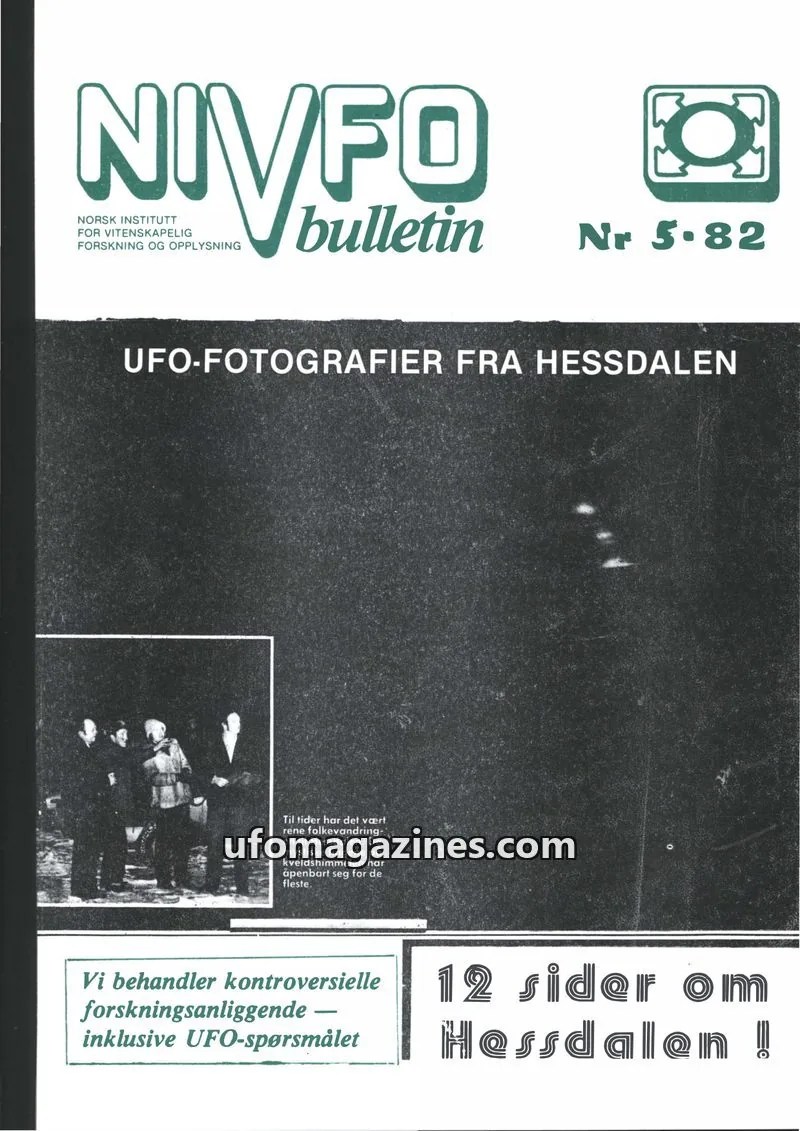 Cover of NIVFO issue 5: NIVFO bulletin
