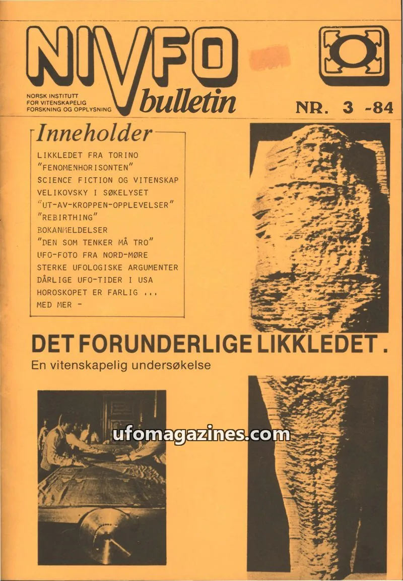Cover of NIVFO-Bulletin issue 3: NIVFO bulletin